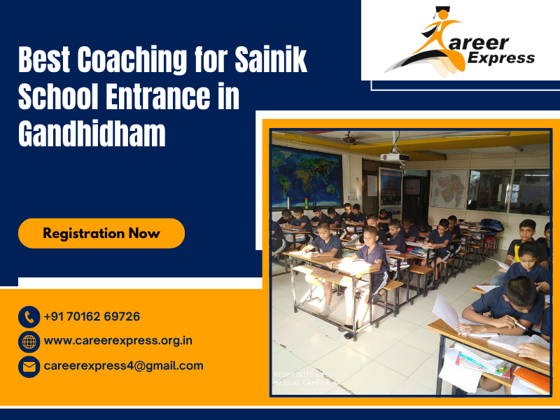 Best Coaching for Sainik School Entrance in Gandhidham