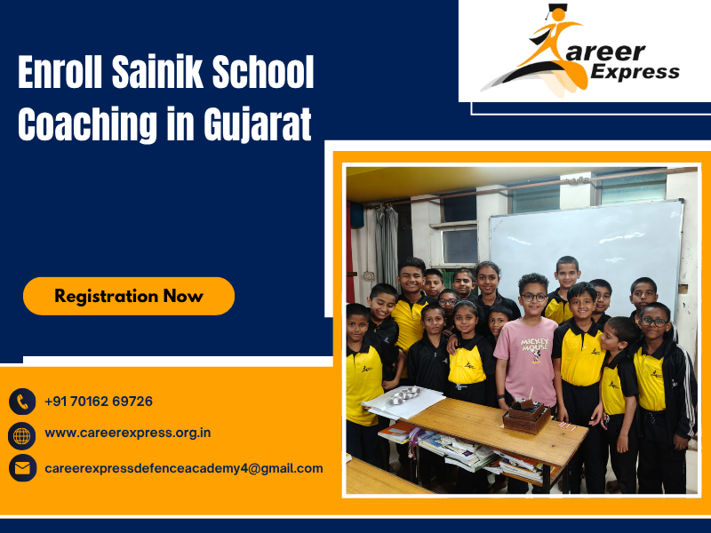 Enroll Sainik School Coaching in Gujarat